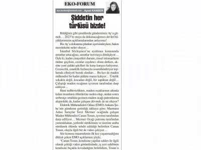 AYSEL KANBER (BAŞKENT GAZETESİ, 16.02.2021)