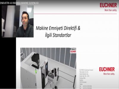 ENDÜSTRİ 4.0 IŞIĞINDA MAKİNE GÜVENLİĞİ ÇEVRİMİÇİ SEMİNERİ DÜZENLENDİ