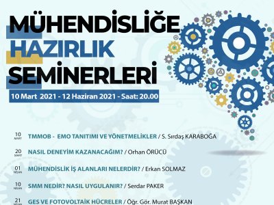 MÜHENDİSLİĞE HAZIRLIK SEMİNERLERİ BAŞLADI