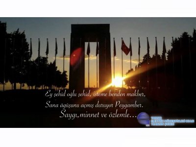 SAYGI, MİNNET VE ÖZLEMLE...