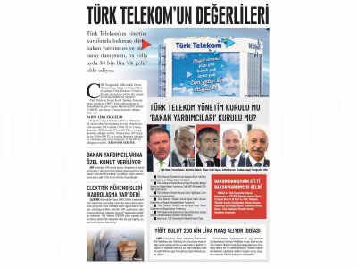 TÜRK TELEKOM`UN DEĞERLİLERİ (EVRENSEL)