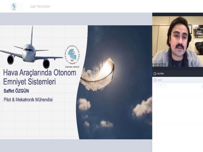 UÇAK TEKNOLOJİLERİ BAŞLIKLI WEBINAR DÜZENLENDİ