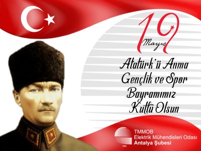 19 MAYIS ATATÜRK`Ü ANMA GENÇLİK VE SPOR BAYRAMIMIZ KUTLU OLSUN!