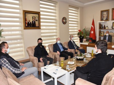 ERENLER BELEDİYE BAŞKANI FEVZİ KILIÇ`A ZİYARET