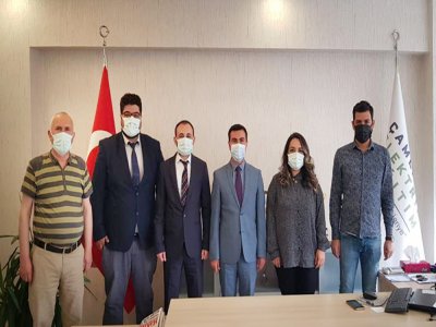 EMO ANKARA ŞUBESİ YÖNETİM KURULU ÜYELERİ YOZGATTA BİR DİZİ ZİYARETTE BULUNDU