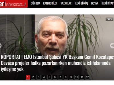 İLERİ HABER / RÖPORTAJ