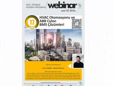 HVAC OTOMASYONU VE ABB CYLON BMS ÇÖZÜMLERİ BAŞLIKLI WEBINAR DÜZENLENECEK