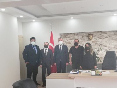 EMO ANKARA ŞUBESİ YÖNETİM KURULU ÜYELERİ TOKAT ÇEDAŞ İL İŞLETME MÜDÜRÜNÜ  ZİYARET ETTİLER