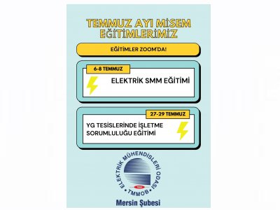 TEMMUZ AYI MİSEM EĞİTİMLERİMİZ