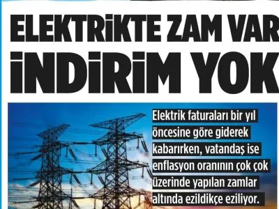 ELEKTRİKTE ZAM VAR İNDİRİM YOK (YENİDEN GÜNAYDIN - 25.08.2021)