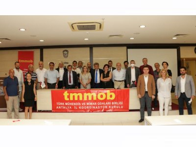 TMMOB HEYETİ İLE ANTALYA İKK BİLEŞENLERİ ORTAK TOPLANTISI YAPILDI