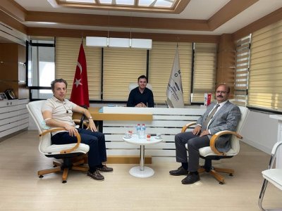 AKDENİZ ÜNİVERSİTESİ MÜHENDİSLİK FAKÜLTESİ DEKANI PROF. DR. ŞÜKRÜ ÖZEN ŞUBEMİZİ ZİYARET ETTİ