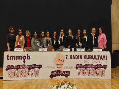 TMMOB 7. KADIN KURULTAYI BASIN AÇIKLAMASI: HAKLARIMIZDAN, EŞİTLİKTEN, ADALETTEN, İSTANBUL SÖZLEŞMESİNDEN VAZGEÇMİYORUZ