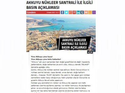 YİNE AKKUYU YİNE KAZA! YİNE AKKUYU YİNE KÖTÜ HABERLER! (MERSİNSİYASET.COM.TR)