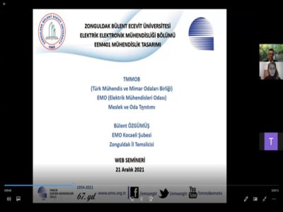 ZBEÜ ELEKTRİK MÜHENDİSLİĞİ BÖLÜMÜ ÖĞRENCİLERİNE ODAMIZ TANITILDI