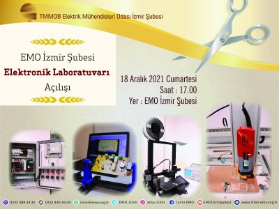 YÜZYÜZE ETKİNLİK: <B>ELEKTRONİK LABORATUVARI AÇILIŞI</B>