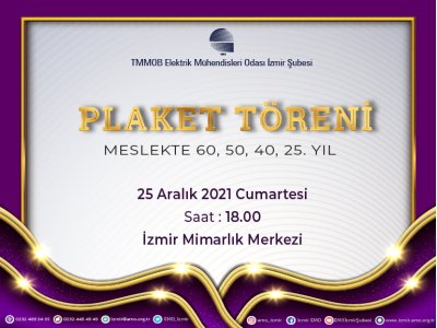 MESLEKTE 60, 50, 40 VE 25. YIL : <B>PLAKET TÖRENİ</B>