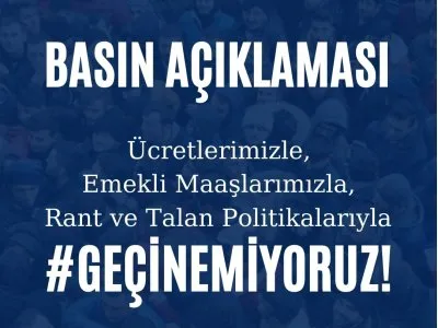 BASIN AÇIKLAMASI: #GEÇİNEMİYORUZ
