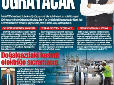 ÜRETİM SEKTEYE UĞRAYACAK (HÜRSES ANTALYA-22.01.2022)