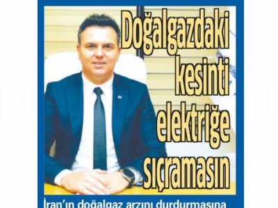 DOĞALGAZDAKİ KESİNTİ ELEKTRİĞE SIÇRAMASIN (AKDENİZ MANŞET-24.01.2022)
