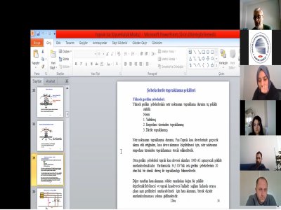 ELEKTRİK TESİSLERİNDE TOPRAKLAMALAR MİSEM EĞİTİMİ DÜZENLENDİ
