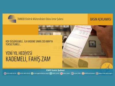 YENİ YIL HEDİYESİ: <B>KADEMELİ, FAHİŞ ZAM</B>