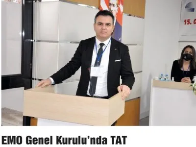 EMO GENEL KURULUNDA TAT YENİDEN BAŞKAN SEÇİLDİ (KAKTÜS GAZETESİ-10.01.2022)