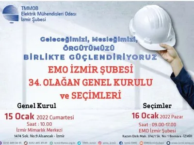 EMO İZMİR ŞUBESİ YENİ ÇALIŞMA DÖNEMİNE HAZIRLANIYOR