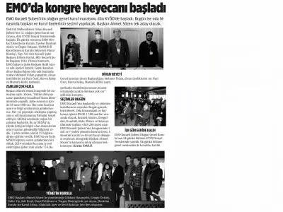 ÖZGÜR KOCAELİ  :  EMODA KONGRE HEYECANI BAŞLADI