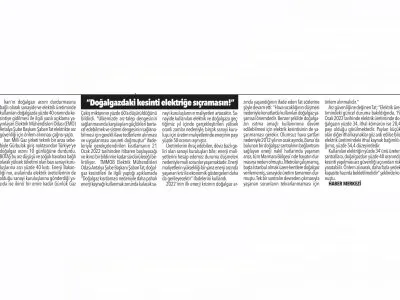 DOĞALGAZDAKİ KESİNTİ ELEKTRİĞE SIÇRAMASIN! (ANTALYA YÜZYÜZE - 25.01.2022)