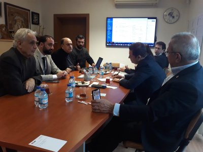 CHP MİLLETVEKİLİ AHMET AKIN VE BAHA ÜNLÜDEN EMOYA ZİYARET