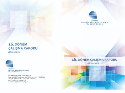 EMO TRABZON ŞUBESİ 16. DÖNEM ÇALIŞMA RAPORU YAYIMLANDI.