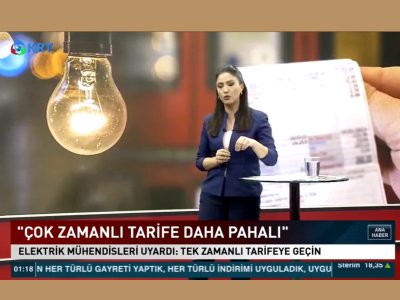 ÇOK ZAMANLI TARİFE DAHA PAHALI (KRT TV)