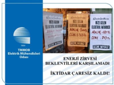 ENERJİ ZİRVESİ BEKLENTİLERİ KARŞILAMADI İKTİDAR ÇARESİZ KALDI!