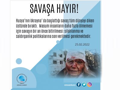 SAVAŞA HAYIR!