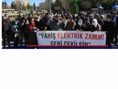 MARDİN EMEK VE DEMOKRASİ PLATFORMUNDAN ELEKTRİK ZAMLARINA İLİŞKİN BASIN AÇIKLAMASI YAPILDI: FAHİŞ ELEKTRİK ZAMLARI GERİ ÇEKİLSİN