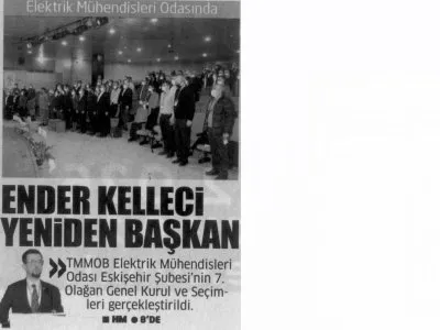 ``ENDER KELLECİ GÜVEN TAZELEDİ``İSTİKBAL GAZETESİ 23 ŞUBAT ÇARŞAMBA 2022