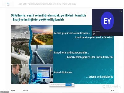 ENERJİ KALİTE PROBLEMLERİ VE ENERJİ ANALİZÖRÜ SEÇİM KRİTERLERİ ISO 50001`E GENEL BAKIŞ BAŞLIKLI WEBINAR GERÇEKLEŞTİRİLDİ