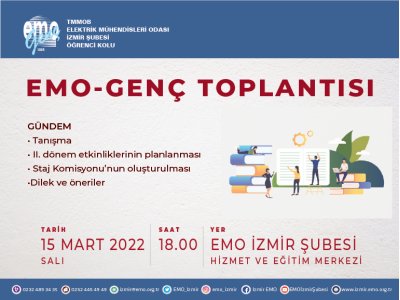 EMO-GENÇ ÜYE TOPLANTISI