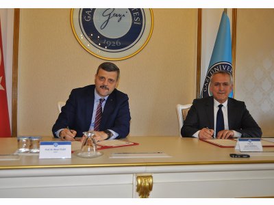 GAZİ ÜNİVERSİTESİ REKTÖRLÜĞÜ İLE ELEKTRİK MÜHENDİSLERİ ODASI ANKARA ŞUBE BAŞKANLIĞI ARASINDA İŞ BİRLİĞİ PROTOKOLÜ İMZALANDI
