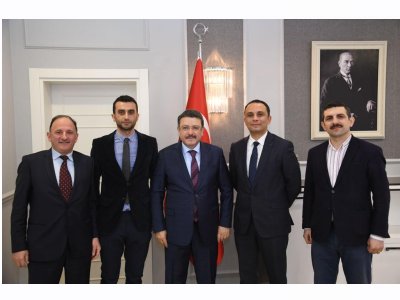 ORTAHİSAR BELEDİYE BAŞKANI SAYIN AHMET METİN GENÇ`E ZİYARET