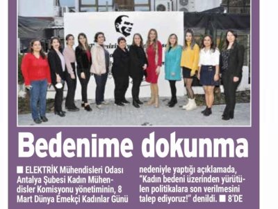 BEDENİME DOKUNMA (ANTALYA KÖRFEZ-08.03.2022)
