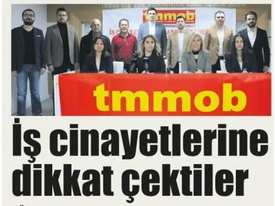 İŞ CİNAYETLERİNE DİKKAT ÇEKTİLER (LİDER GAZETE - 03.03.2022)
