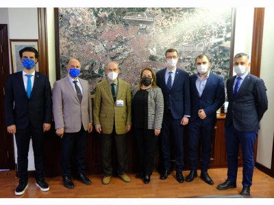 ESKİŞEHİR BÜYÜKŞEHİR BELEDİYE BAŞKANI PROF.DR.YILMAZ BÜYÜKERŞEN, MAKAMINDA ZİYARET EDİLDİ