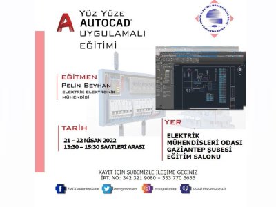 AUTOCAD EĞİTİMİ BAŞLIYOR