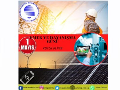 1 MAYIS EMEK VE DAYANIŞMA GÜNÜ KUTLU OLSUN