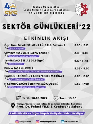 SEKTÖR GÜNLÜKLERİ 2022`YE KATILIM SAĞLADIK
