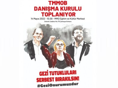 TMMOB DANIŞMA KURULU 14 MAYIS`TA TOPLANIYOR