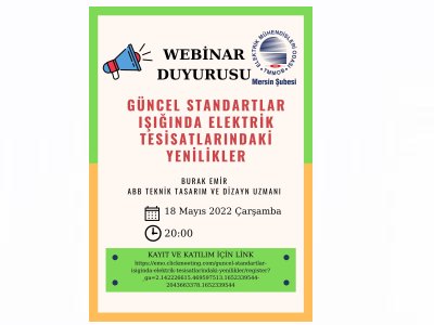 WEBİNAR DUYURUSU