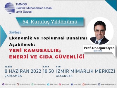 54. KURULUŞ YILDÖNÜMÜ ETKİNLİĞİ: <B> YENİ KAMUSALLIK; ENERJİ VE GIDA GÜVENLİĞİ</B>